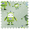 Sparky Squad, Lime Green - Twist&Fit Roller Blind